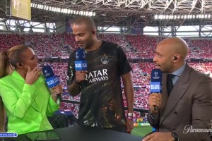 NBA巨星托尼·帕克也来看欧冠决赛了，坦言：我喜欢亨利集锦