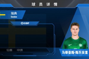多特边卫斯文松集锦：可客串中场！攻强于守的左边翼